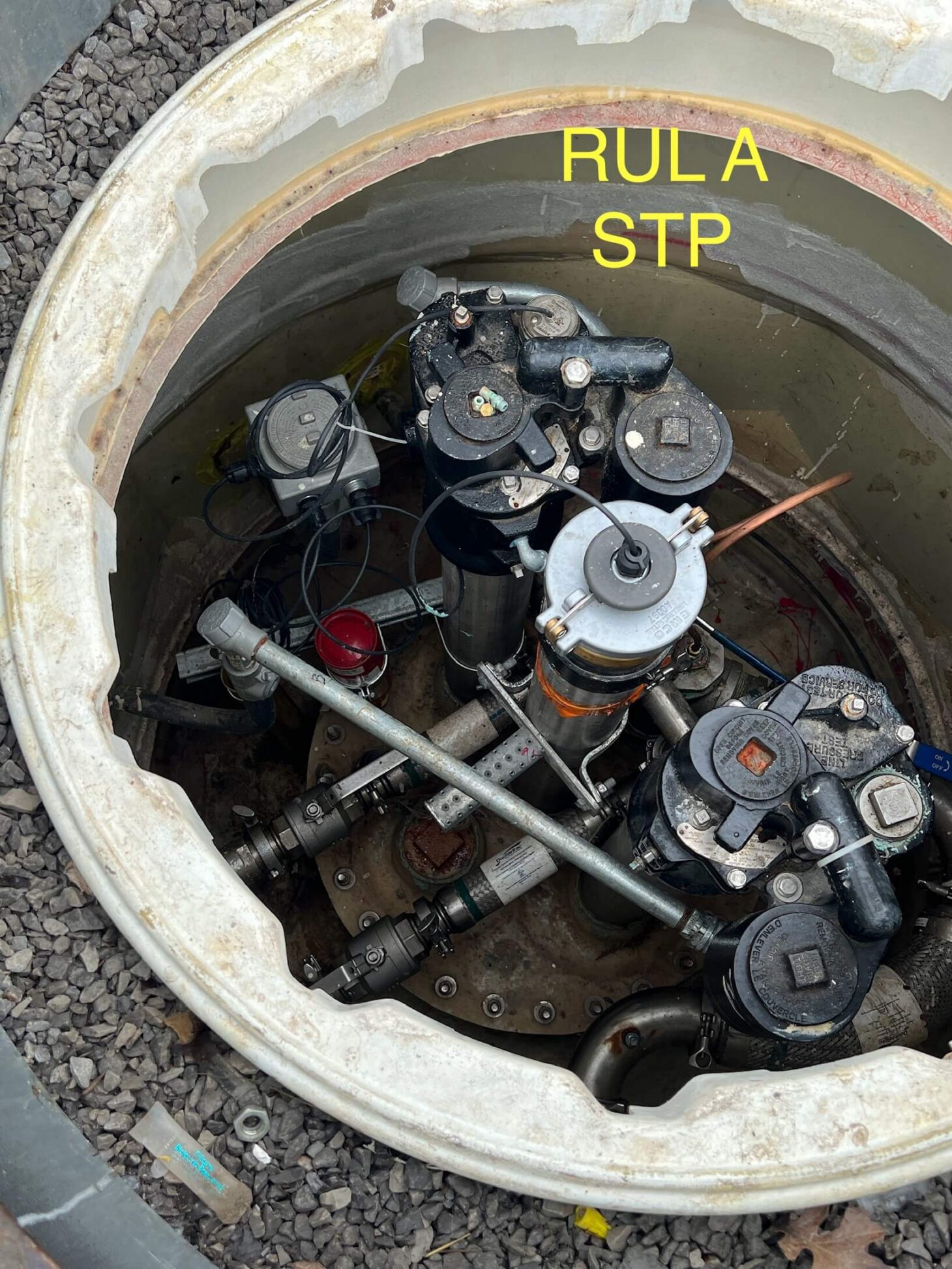 Submersible Turbine Pump (STP) example at truck stop/convenience store