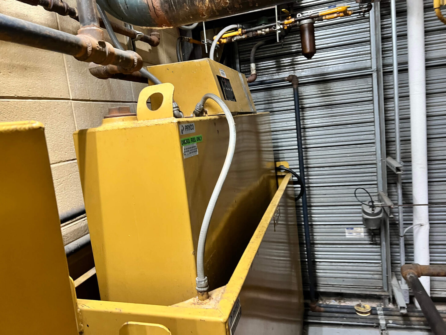 Hospital project with back up generator equipment