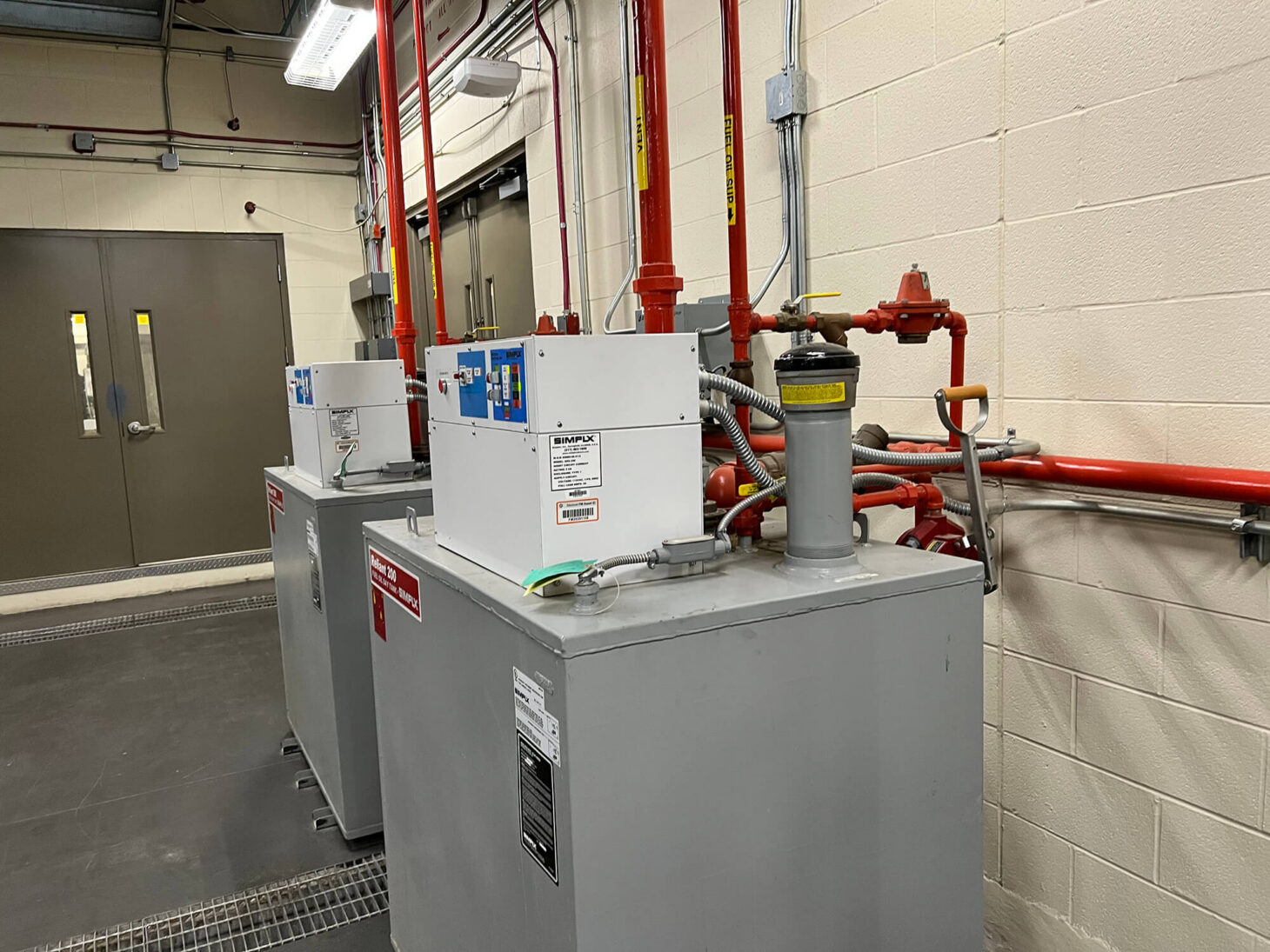 Above ground tank for back up generator at hospital project