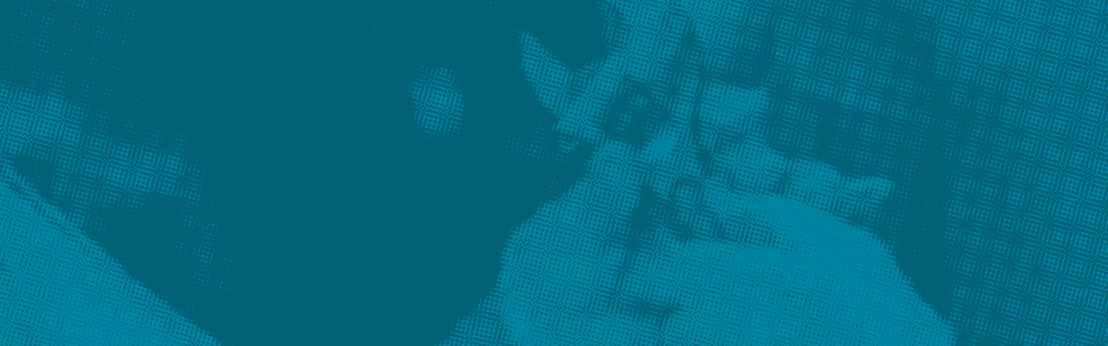 Image of hands on a wrench with blue overlay and halftone treatment