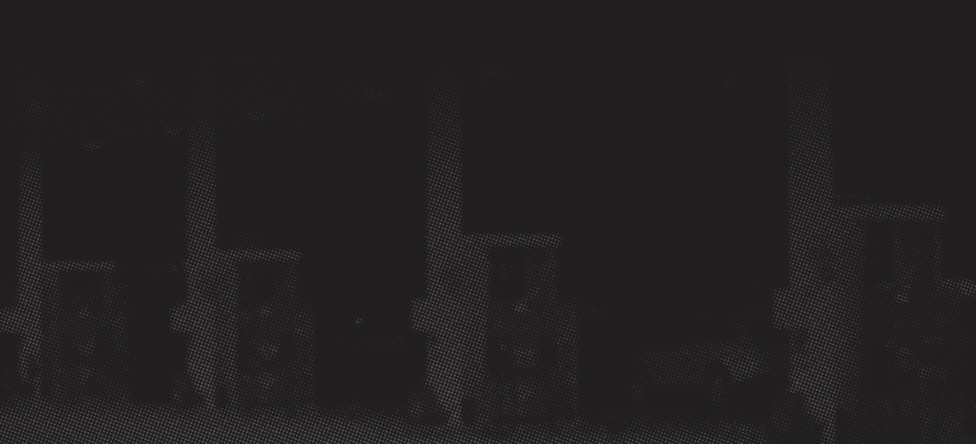 Image of gas station pumps with black overlay and halftone treatment