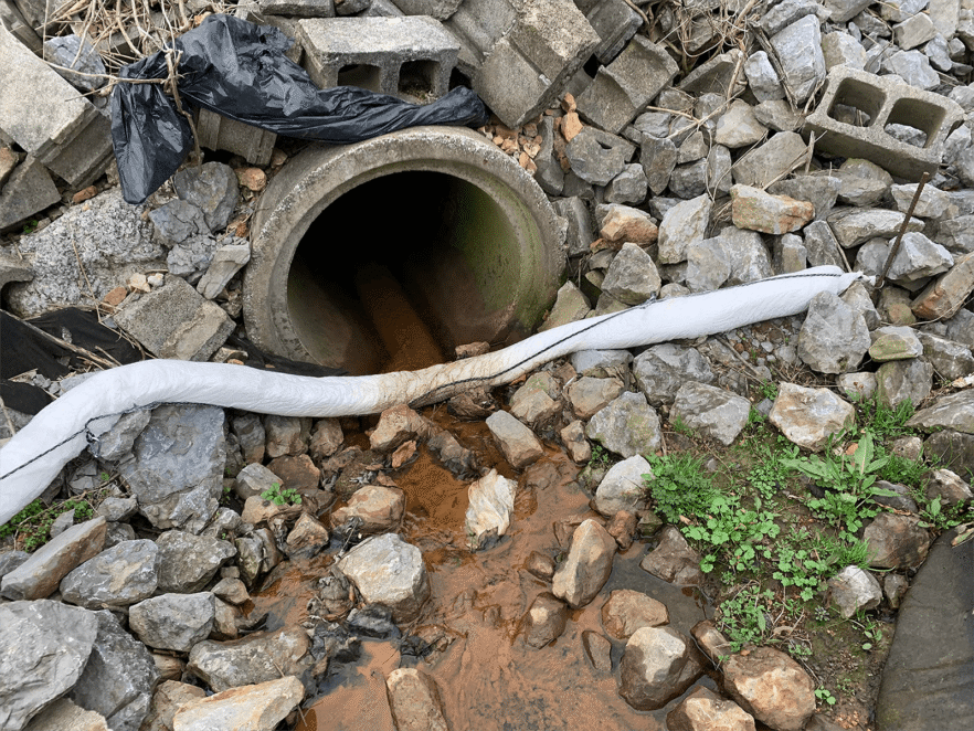 Environmental image of drain