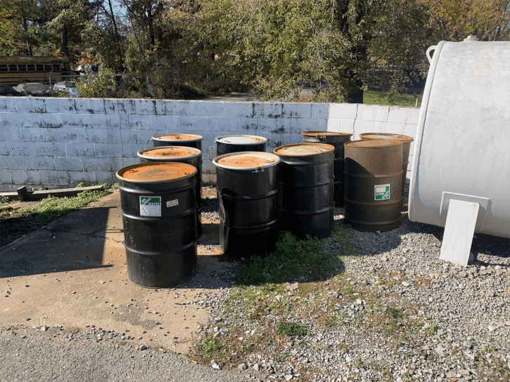 A variety of barrels shown to highlight Environmental offerings