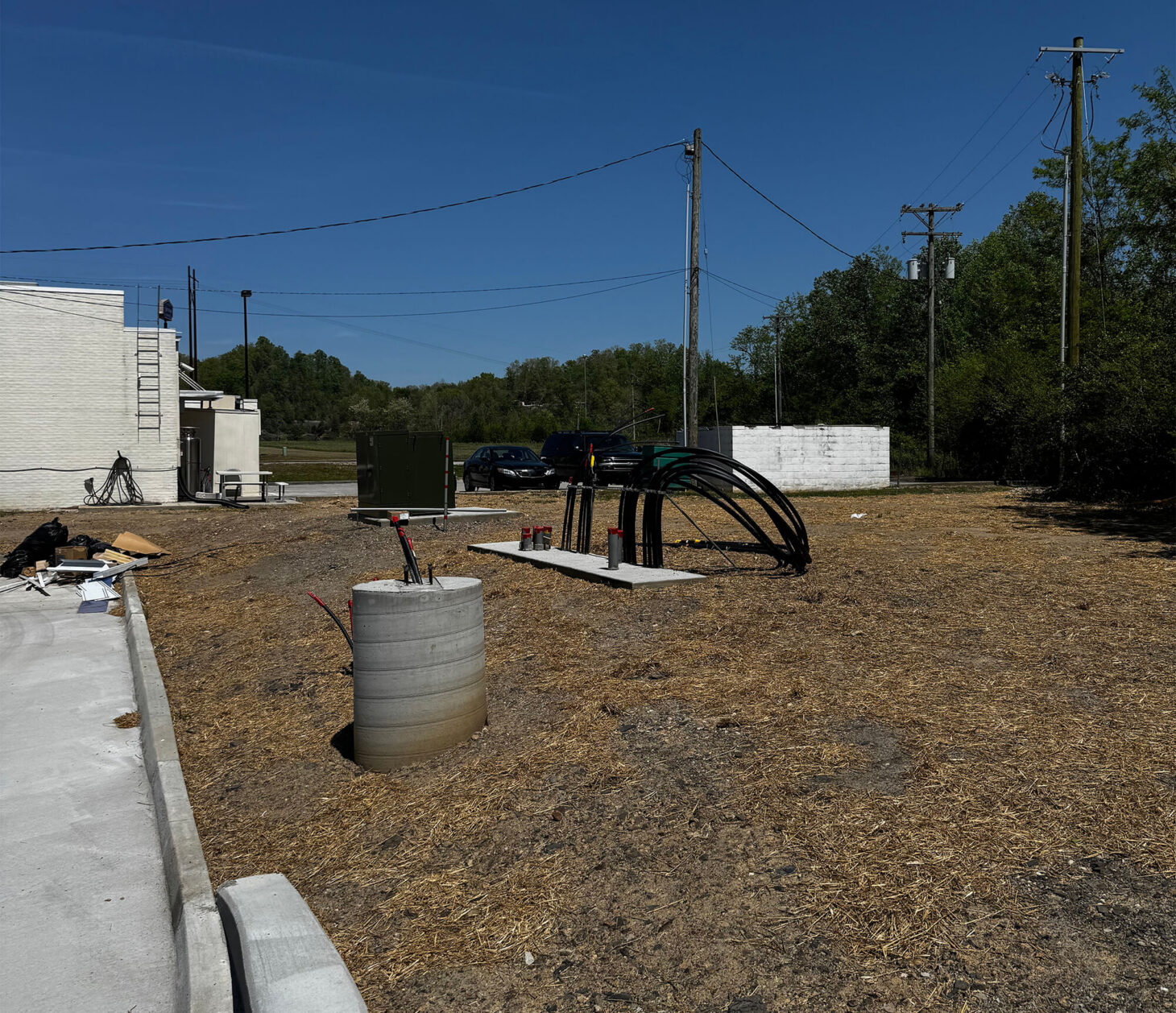 Image of systems being installed on PowerUp America site
